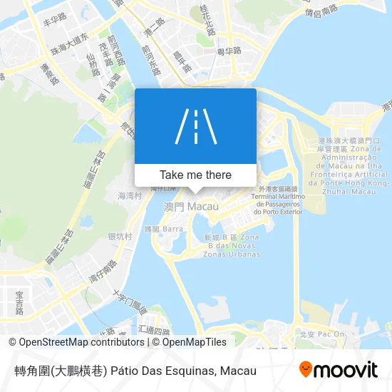 轉角圍(大鵬橫巷) Pátio Das Esquinas map
