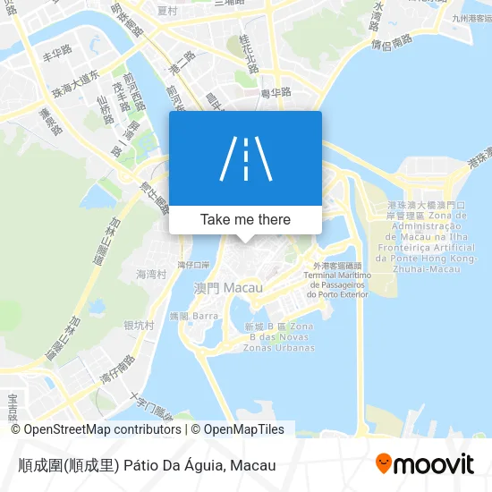 順成圍(順成里) Pátio Da Águia map
