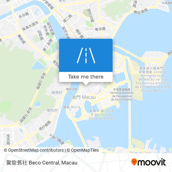 聚龍舊社 Beco Central map