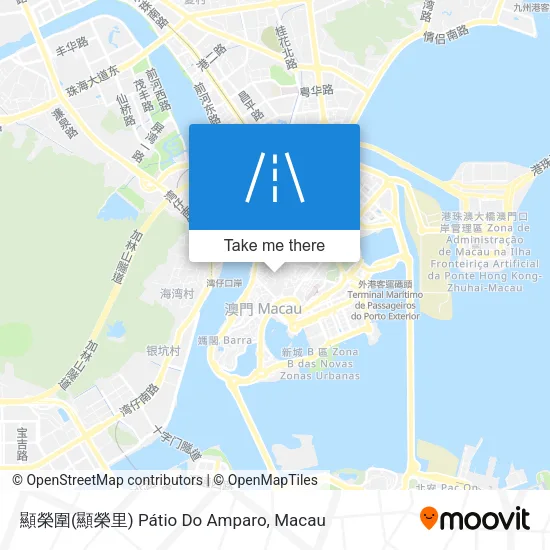 顯榮圍(顯榮里) Pátio Do Amparo地圖