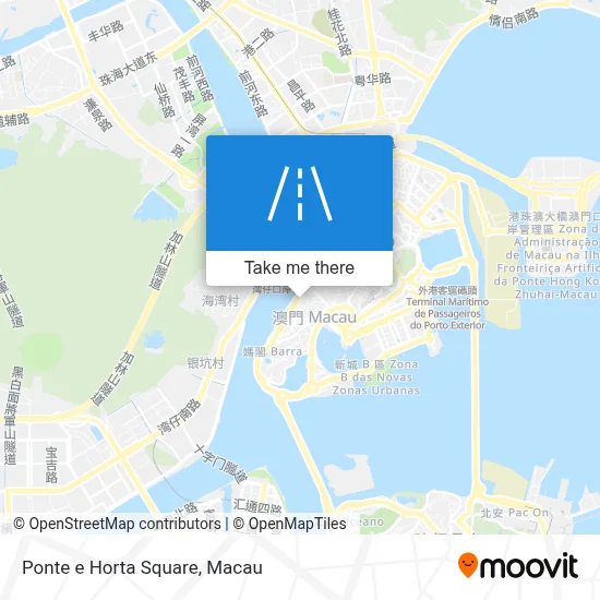 柯邦迪前地(司打口) Praça De Ponte E Horta地圖