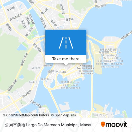 公局市前地 Largo Do Mercado Municipal map