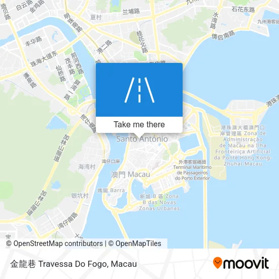 金龍巷 Travessa Do Fogo map