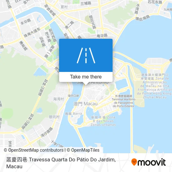 叢慶四巷 Travessa Quarta Do Pátio Do Jardim map