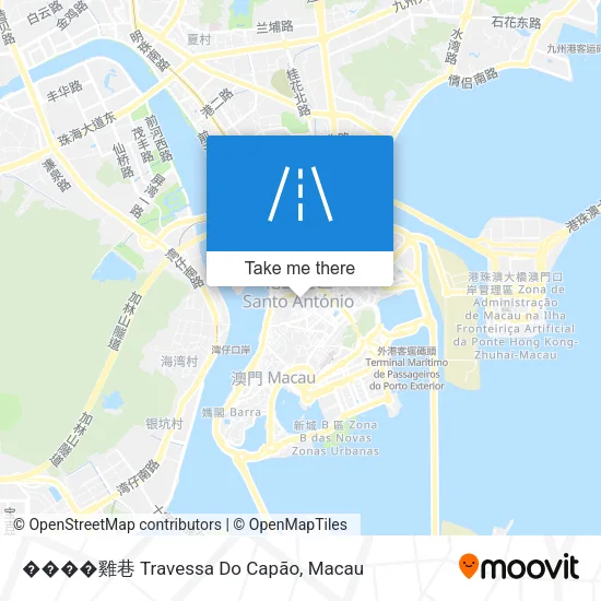 ����雞巷 Travessa Do Capão map