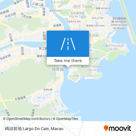 碼頭前地 Largo Do Cais map