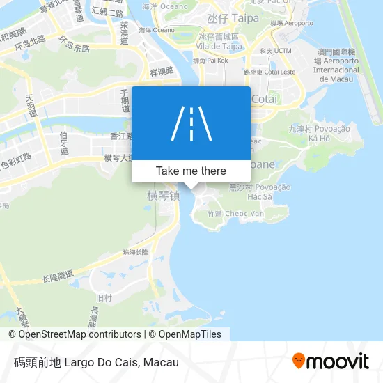 碼頭前地 Largo Do Cais map