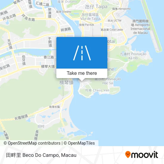 田畔里 Beco Do Campo map