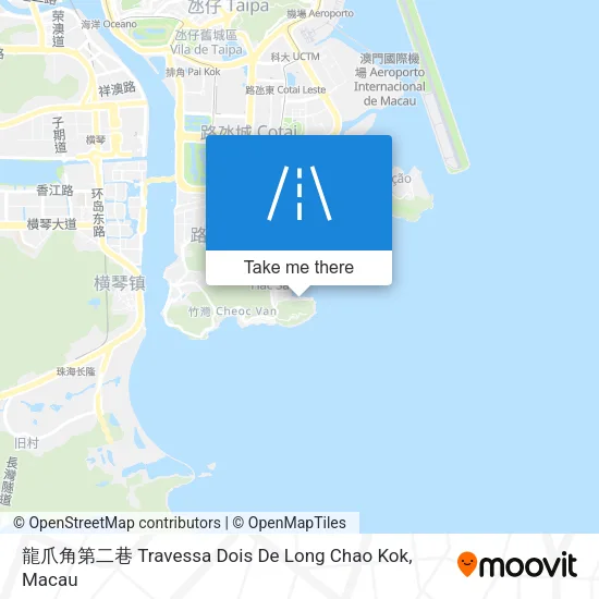 龍爪角第二巷 Travessa Dois De Long Chao Kok map