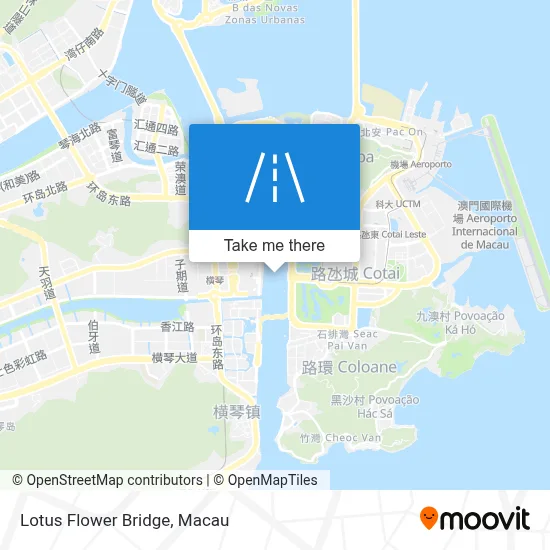 蓮花大橋 Ponte Flor De Lótus地圖