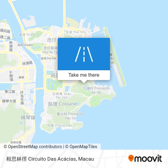 相思林徑 Circuito Das Acácias map