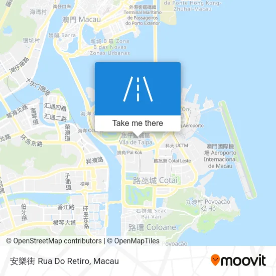 安樂街 Rua Do Retiro地圖