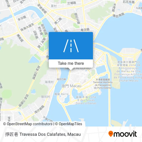 掙匠巷 Travessa Dos Calafates map