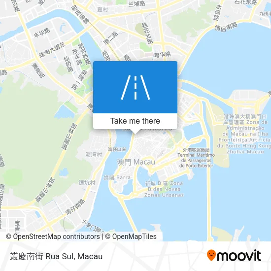 叢慶南街 Rua Sul map
