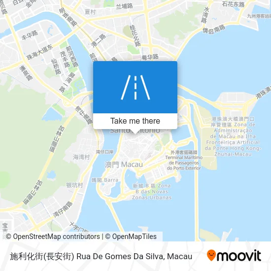 施利化街(長安街) Rua De Gomes Da Silva map