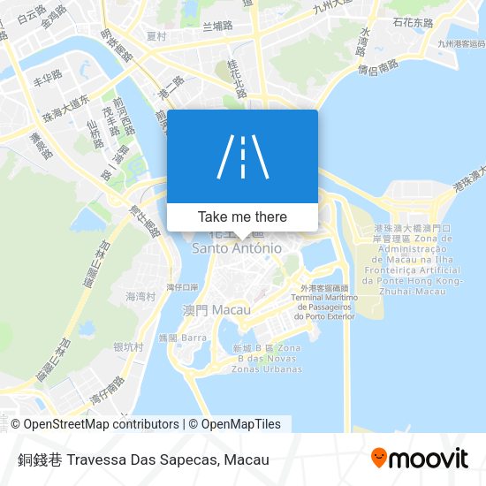 銅錢巷 Travessa Das Sapecas map