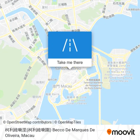 柯利維喇里(柯利維喇圍) Becco De Marques De Oliveira map