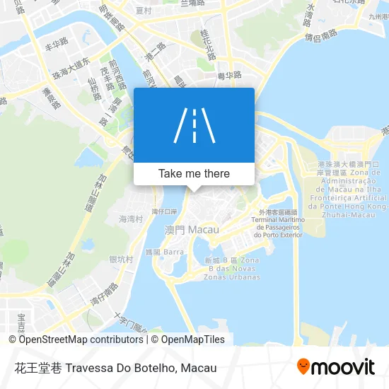 花王堂巷 Travessa Do Botelho map