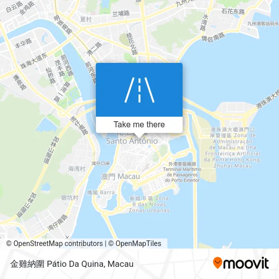 金雞納圍 Pátio Da Quina map