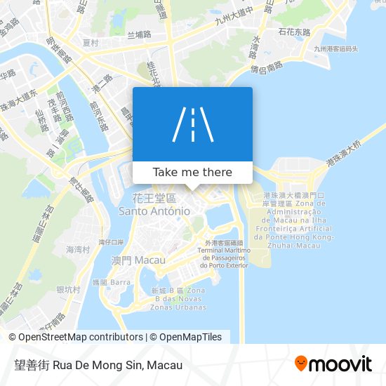 望善街 Rua De Mong Sin map