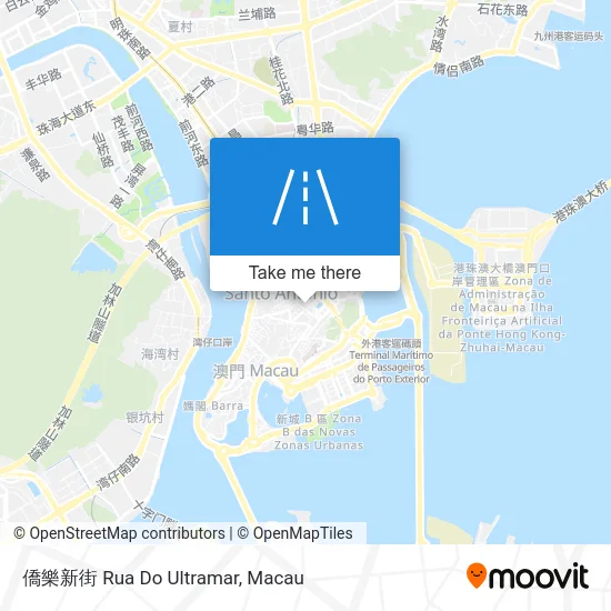 僑樂新街 Rua Do Ultramar map