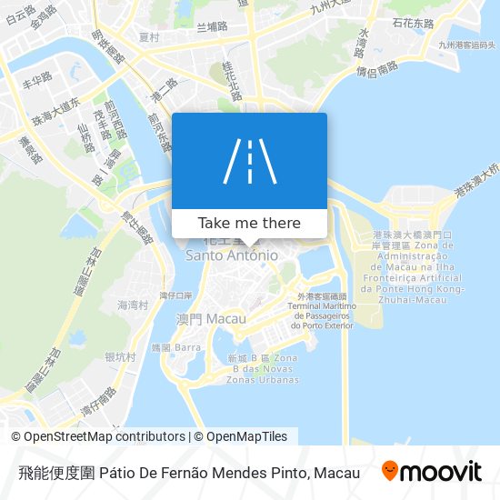 飛能便度圍 Pátio De Fernão Mendes Pinto map