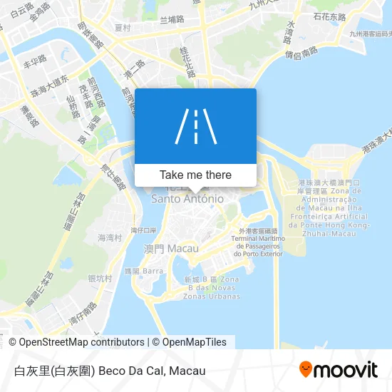 白灰里(白灰圍) Beco Da Cal map