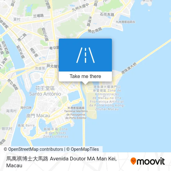 馬萬祺博士大馬路 Avenida Doutor MA Man Kei map