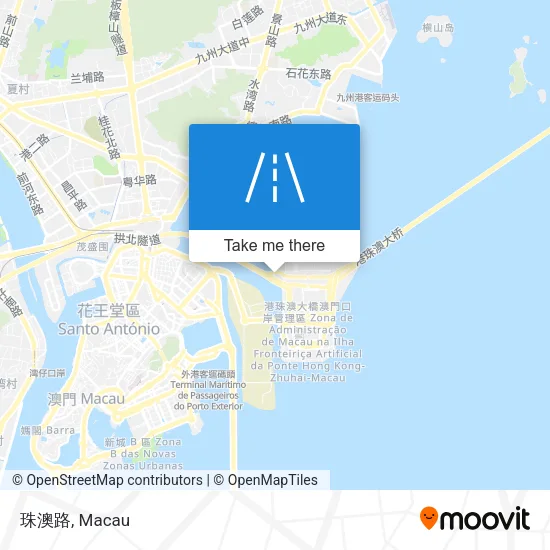 珠澳路 map