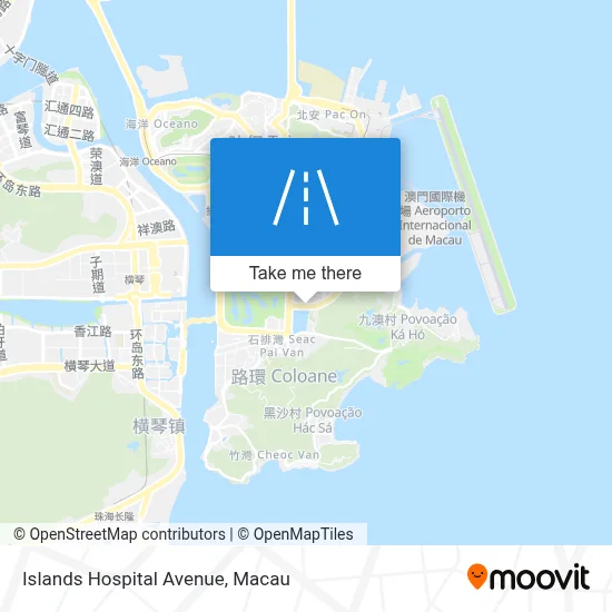Islands Hospital Avenue map
