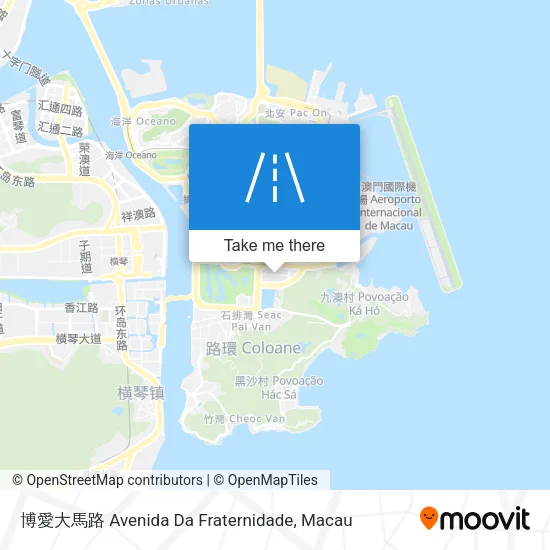 博愛大馬路 Avenida Da Fraternidade map