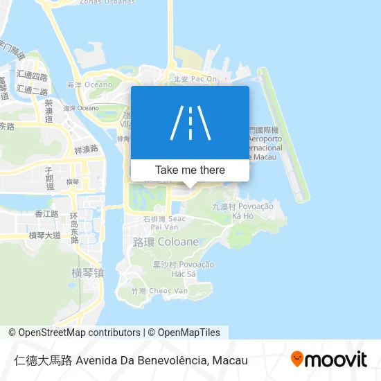 仁德大馬路 Avenida Da Benevolência map