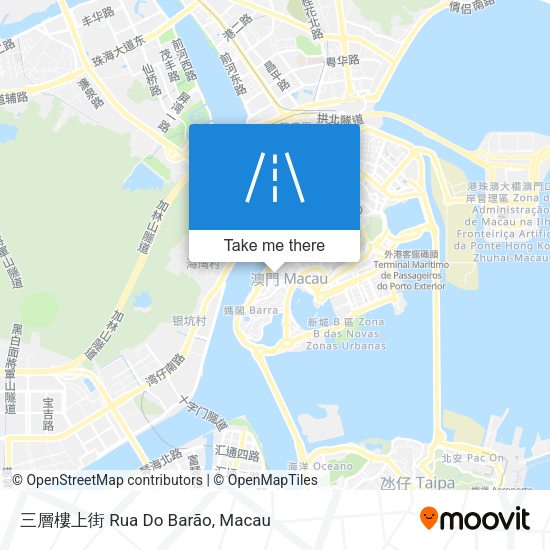 三層樓上街 Rua Do Barão map