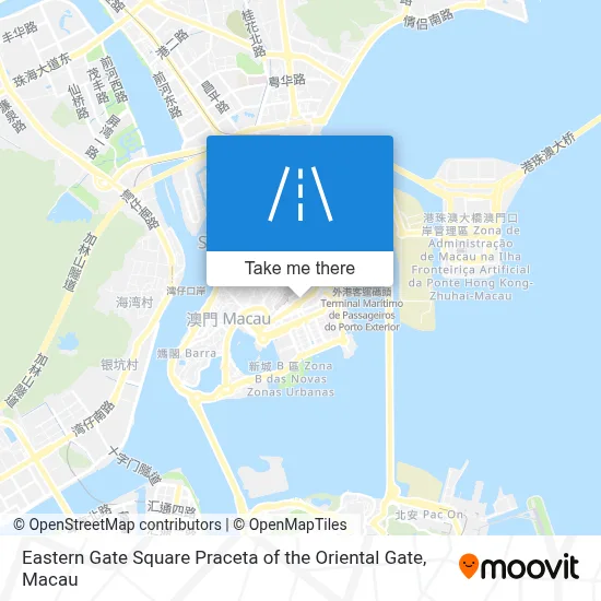 Eastern Gate Square Praceta of the Oriental Gate map