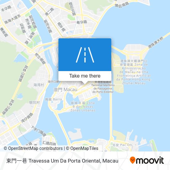 東門一巷 Travessa Um Da Porta Oriental map