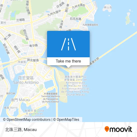 北珠三路 map