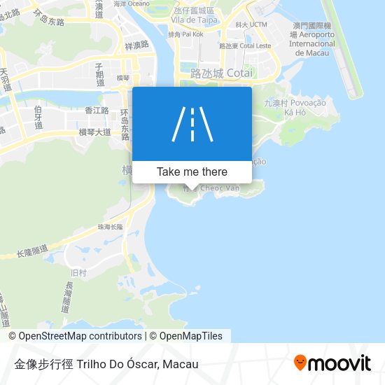 金像步行徑 Trilho Do Óscar map
