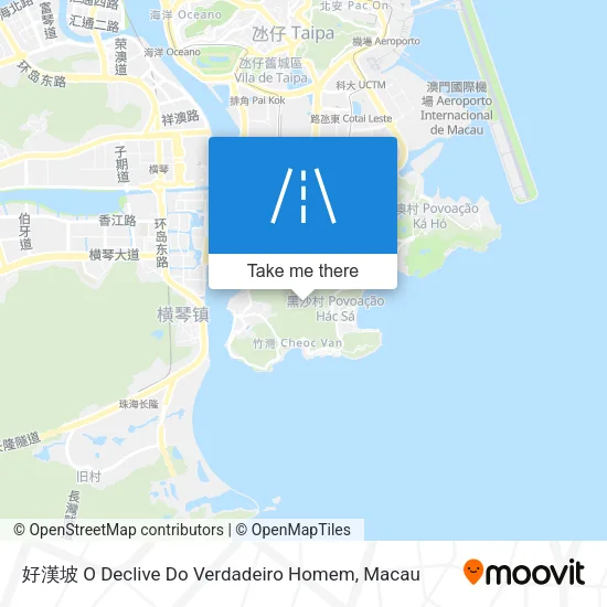 好漢坡 O Declive Do Verdadeiro Homem map