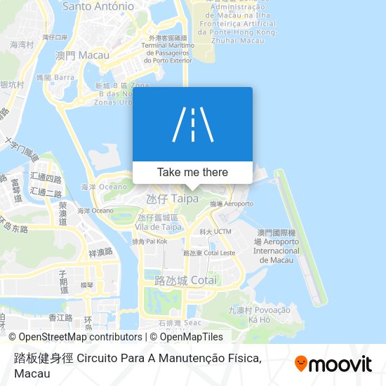 踏板健身徑 Circuito Para A Manutenção Física地圖