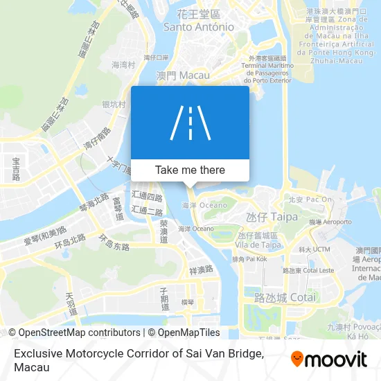 Exclusive Motorcycle Corridor of Sai Van Bridge map