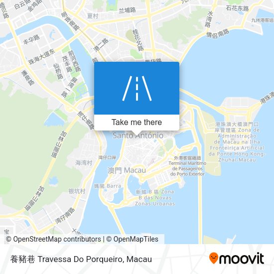 養豬巷 Travessa Do Porqueiro地圖