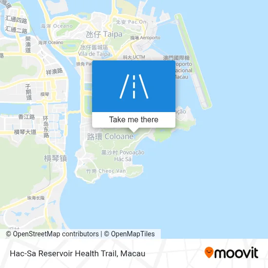 Hac-Sa Reservoir Health Trail map