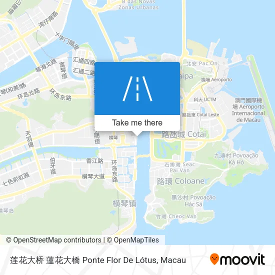 莲花大桥 蓮花大橋 Ponte Flor De Lótus地圖