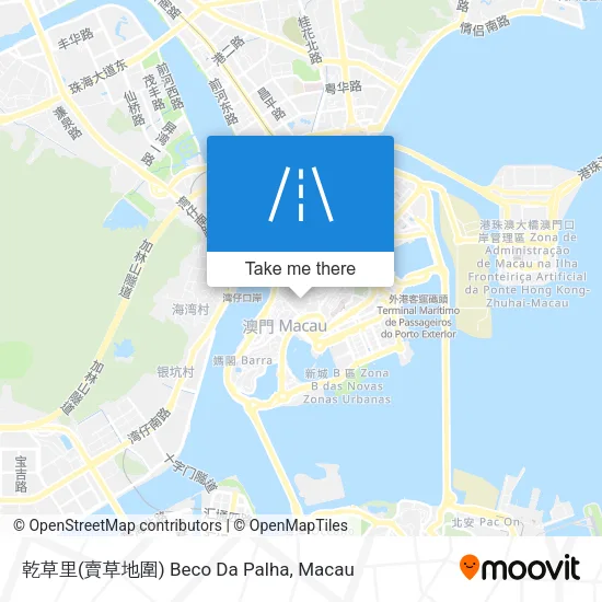乾草里(賣草地圍) Beco Da Palha map