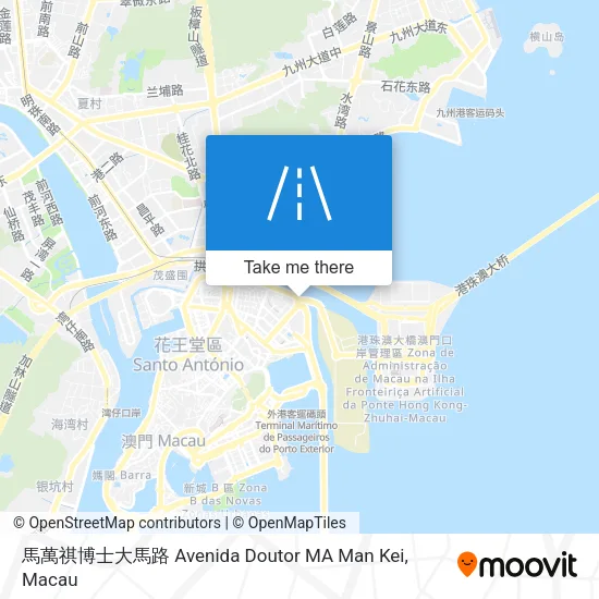 馬萬祺博士大馬路 Avenida Doutor MA Man Kei map