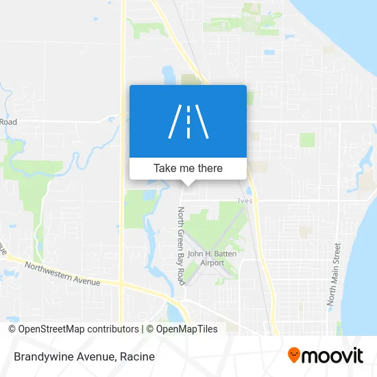 Brandywine Avenue map