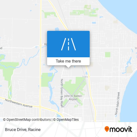 Bruce Drive map