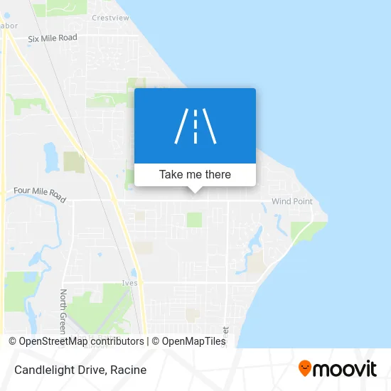 Candlelight Drive map