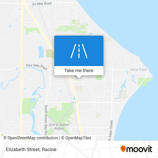 Elizabeth Street map