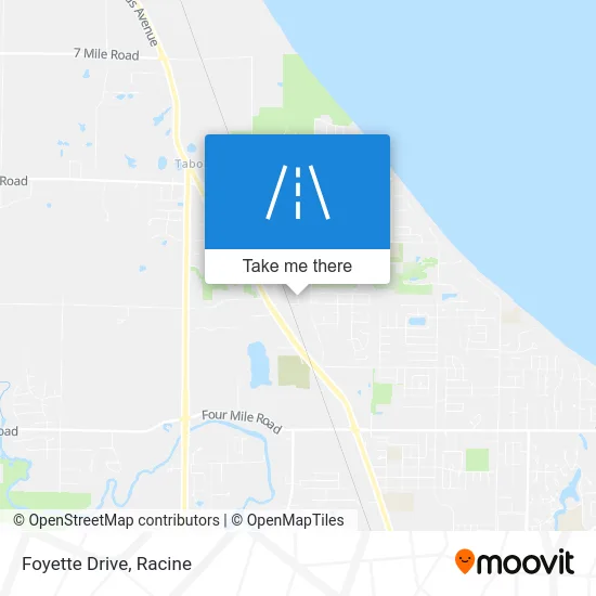 Foyette Drive map